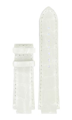 Horlogeband Tissot T0613101603100A / T610031275 Leder Wit