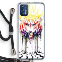 Fading: Motorola Moto G9 Plus Transparant Hoesje met koord