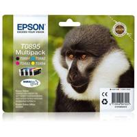 Multipack 4 inktcartridges T0895 - Zwart, Cya ...