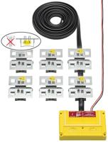 STOP & GO marterafweer-apparaat "7 plus-minus clip" protection against marten high voltage and ultrason