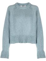 Ciao Lucia pull Brolio en maille épaisse - Bleu