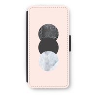 Marmeren cirkels: iPhone SE 2020 Flip Hoesje