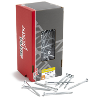 Dynaplus Unischroef/Spaanplaatschroef Verzinkt Platkop Deeldraad Torx TX25 4.5X70/42 | 200 stuks - 0281.01.34201