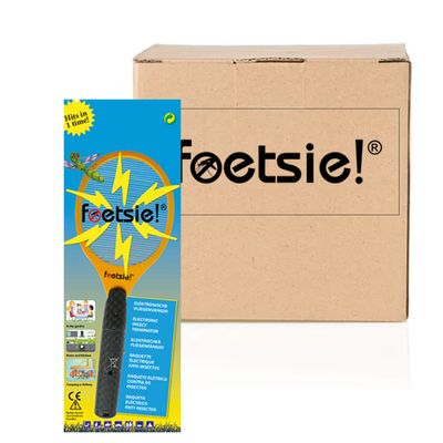 Foetsie! - Elektrische vliegenmepper - 12 stuks