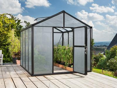 Vitavia Tuinkas Zeus (Holle kamerpanelen van 10 mm, Zwart, ca. 13,8 qm)