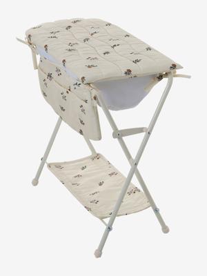 2-in-1 luiertafel voor metalen poppen ecru