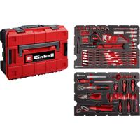 Einhell E-CASE Gereedschapskoffer (met inhoud) 80-delig (b x h x d) 44.4 x 32.9 x 13.1 cm