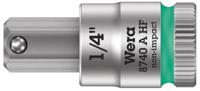 Wera 8740 A HF Binnenzeskant Zyklop Bitdop met 1/4"-aandrijving met vasthoudfunctie, 1/4" - 1 stuk(s) - 05003388001