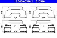 Accessoireset, schijfremblok 13046005102