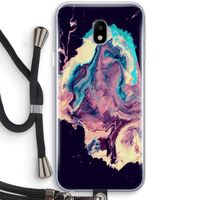 Cosmic Silence: Samsung Galaxy J3 (2017) Transparant Hoesje met koord