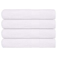 VidaXL Handdoeken frogn 4 st 100x200 cm 360 g/m² wit