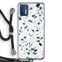 Terrazzo N°2: Motorola Moto G9 Plus Transparant Hoesje met koord