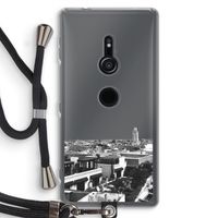Marrakech Skyline : Sony Xperia XZ2 Transparant Hoesje met koord