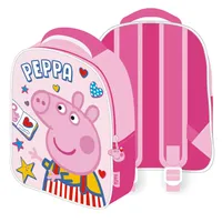 Peppa Pig schooltas 28x23x10 cm - thumbnail