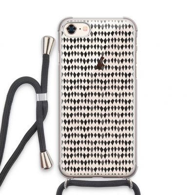 Crazy shapes: iPhone 8 Transparant Hoesje met koord