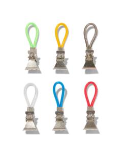 HEMA Theedoek Clips - 1.5 X 5.5 - Gekleurd (multicolor)