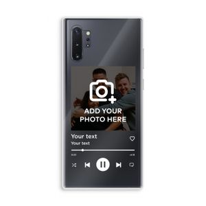 Music Player: Samsung Galaxy Note 10 Plus Transparant Hoesje