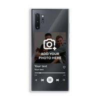 Music Player: Samsung Galaxy Note 10 Plus Transparant Hoesje