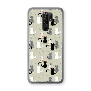 Katten: Xiaomi Redmi 9 Transparant Hoesje