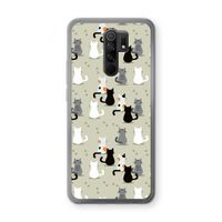 Katten: Xiaomi Redmi 9 Transparant Hoesje