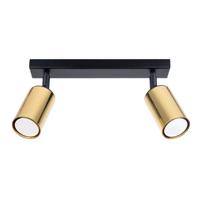 Plafondlamp WINX 2 zwart/goud