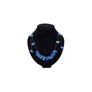 Edelstenen Ketting Zomerstijl Howliet Blauw