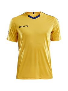 Craft 1905561 Progress Contrast Jersey M - Yellow/Club Cobolt - 3XL