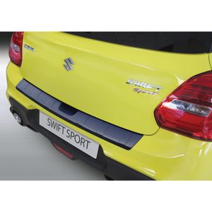 Bumper beschermer passend voor Suzuki Swift Sport 4/2018- 'Ribbed' Zwart GRRBP973