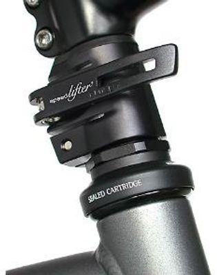 Satori Stuurpenverlenger verstelbaar easy up 1-1/8" - zwart