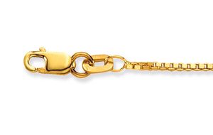 Glow 201.1245.40 Ketting Venetiaans geelgoud 1,1 mm 4 gram 45 cm