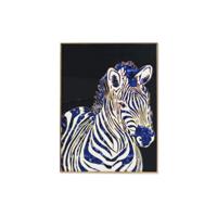 Schilderij DKD Home Decor Zebra Modern (60 x 3 x 80 cm) - thumbnail