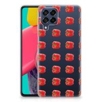 Samsung Galaxy M53 | Siliconen Case | Paprika Red