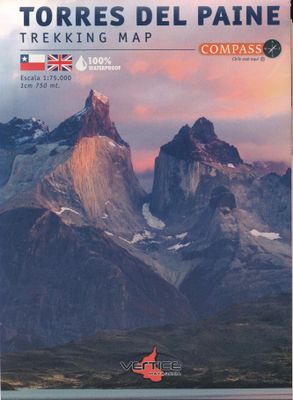 Wandelkaart Torres del Paine - Chili | Compass Chile