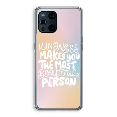 The prettiest: Oppo Find X3 Transparant Hoesje