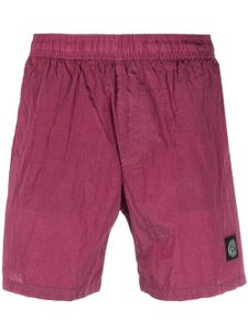 Stone Island short de sport à patch Compass - Rose