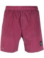 Stone Island short de sport à patch Compass - Rose