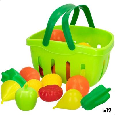 Eten speelgoedset Colorbaby 22 Onderdelen (12 Stuks)