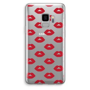 Lips: Samsung Galaxy S9 Transparant Hoesje