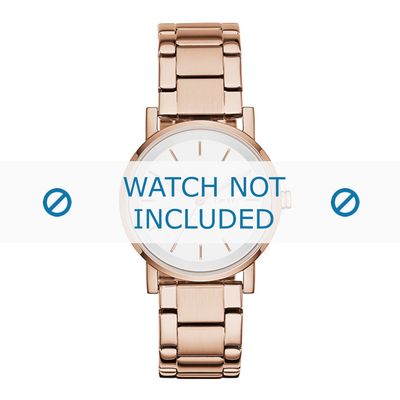 Horlogeband DKNY NY2344 Staal Rosé 18mm
