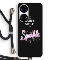 Sparkle quote: Huawei P50 Transparant Hoesje met koord