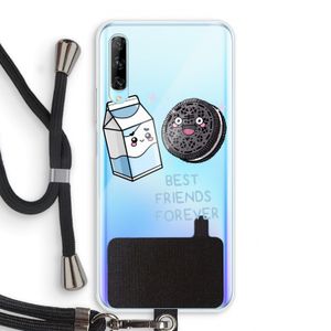 Best Friend Forever: Huawei P Smart Pro Transparant Hoesje met koord