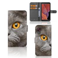Telefoonhoesje | Met pasjeshouder | Samsung Galaxy Xcover 5 Britse Korthaar