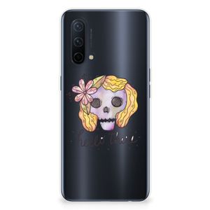 Silicone Back Case OnePlus Nord CE 5G Boho Skull