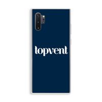 Topvent Navy: Samsung Galaxy Note 10 Plus Transparant Hoesje Topvent Navy: Samsung Galaxy Note 10 Plus Transparant Hoesje