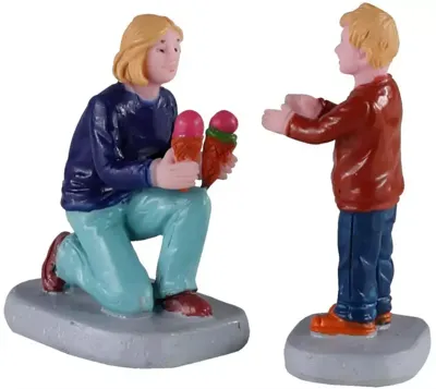 Lemax weekend treats s/2 kerstdorp figuur type 2 2020