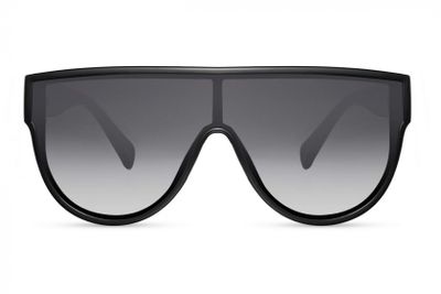 CWI zonnebril shield dames volledig omrand cat. 3 zwart/smoke CWI zonnebril shield dames volledig omrand cat. 3 zwart/smoke