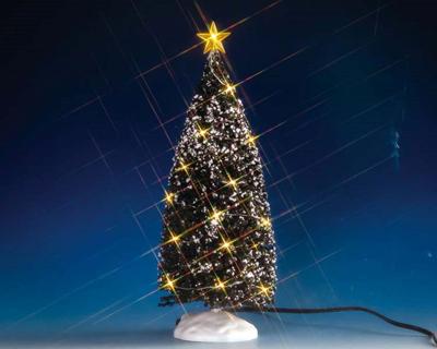 Evergreen tree with 24 clear light b/o 4.5v - Lemax