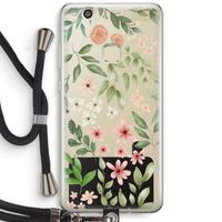 Botanical sweet flower heaven: Huawei Ascend P10 Lite Transparant Hoesje met koord