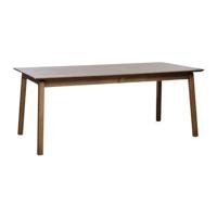 by fonQ Rollo Eettafel Uitschuifbaar 190/290 x 95 cm - Smoked Eiken