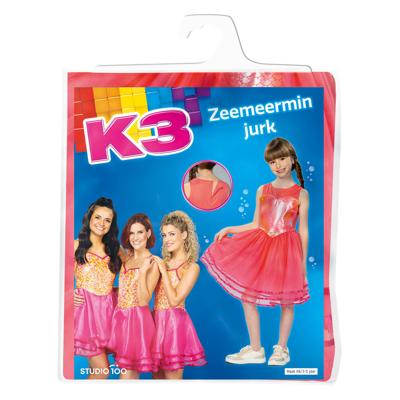 Studio 100 K3 verkleedjurk - zeemeermin jurk, 3-5 jaar